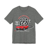 C3 Corvette Route 66 100th Anniversary Short Sleeve Tee – Legends of the Road, Perfect for the Corvette Fan