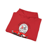C1 Corvette American Classic Emblem Cotton Blend Hooded Sweatshirt – Legends of the Road, Perfect for the Corvette Fan