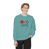 Personalized C3 Corvette Comfort Colors® Unisex Garment-Dyed Premium Sweatshirt, Cotton Blend, Relaxed Fit, Chevrolet Car Lovers, Chevy Fans, Official Licensed Apparel, Ideal Custom Gift for Him or Her