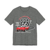 C2 Corvette Route 66 100th Anniversary Short Sleeve Tee – Legends of the Road, Perfect for the Corvette Fan