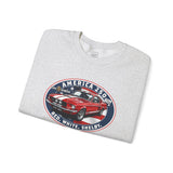 1967 Shelby GT500 "Red. White. Shelby." America 250 Oval Crewneck Sweatshirt