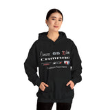 Camaro Personalized Unisex Hoodie, Pullover Sweatshirt, Featuring the Classic Camaro Logos with Custom Text