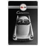 Corvette 1953 C1 18"x12" Metal Wall Decor – Vintage Muscle Car Premium Aluminum Wall Art, Classic Muscle Car Decor for Garage, Man Cave, Bar, or Home