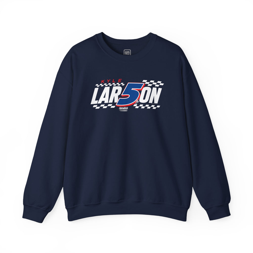 Hendrick Motorsports Kyle Larson #5 Checkered Flag Crewneck Sweatshirt