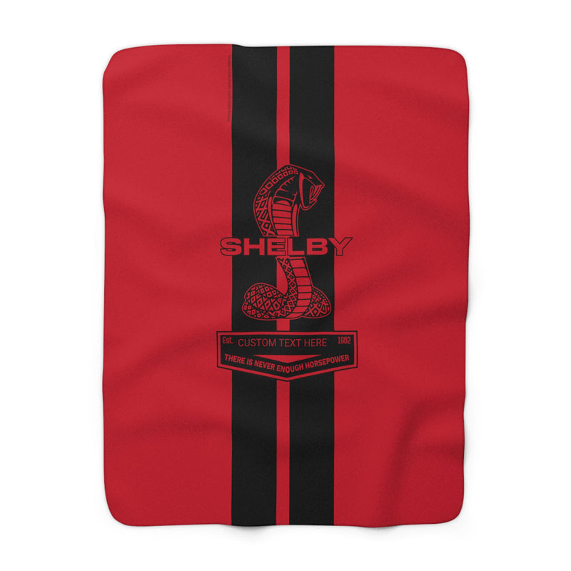 Shelby Lightweight Personalized Blanket- Red-