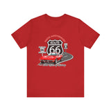 C2 Corvette Route 66 100th Anniversary Short Sleeve Tee – Legends of the Road, Perfect for the Corvette Fan