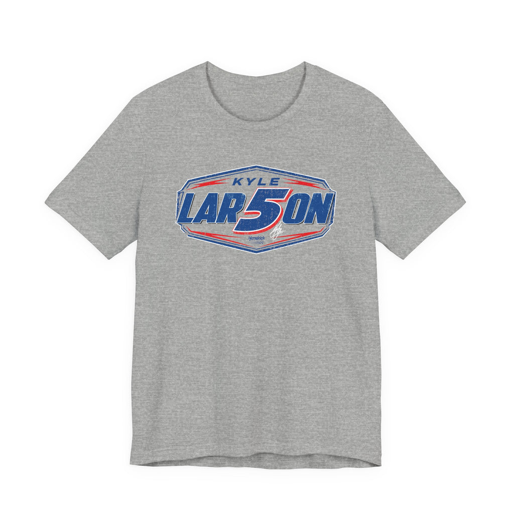 Hendrick Motorsports Kyle Larson #5 Dark Shield Signature T-Shirt