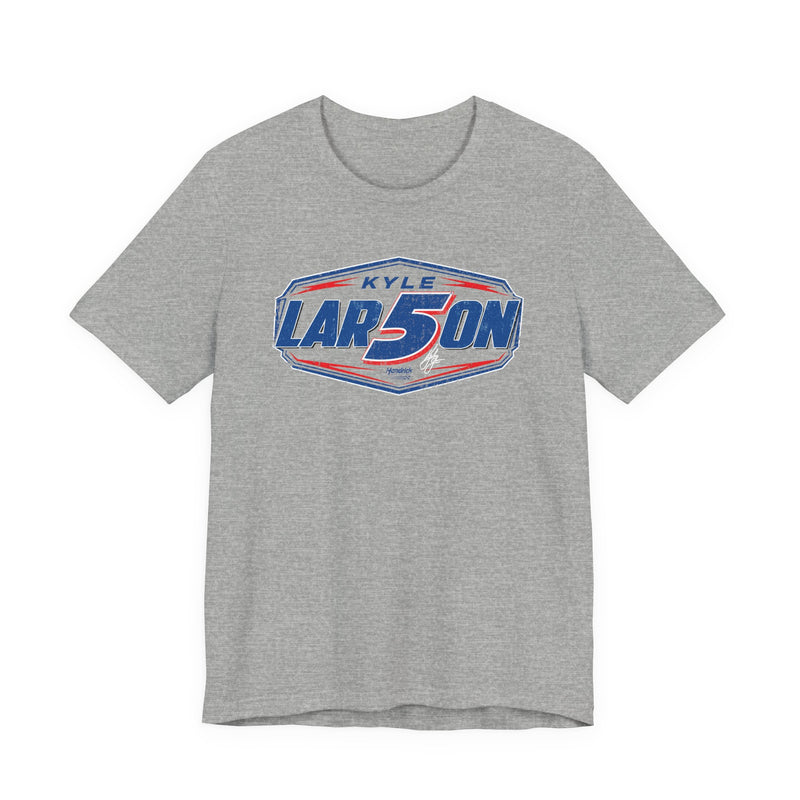 Hendrick Motorsports Kyle Larson #5 Dark Shield Signature T-Shirt