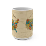 Personalized Legends of Route 66 Mug, Custom Coffee Cup 15oz
