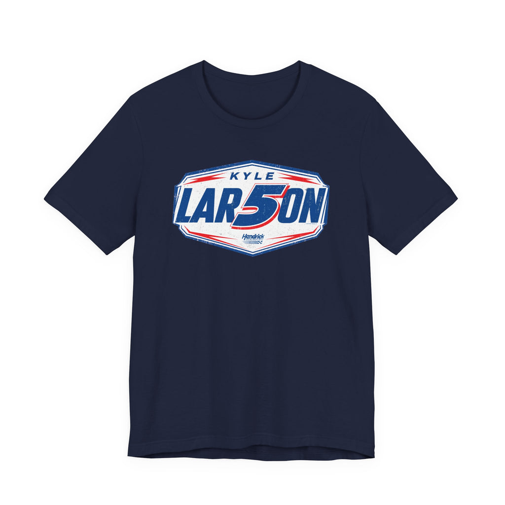 Hendrick Motorsports Kyle Larson #5 Shield Badge T-Shirt