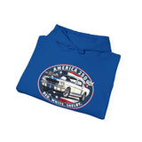 Shelby GT350 "Red. White. Shelby." America 250 Oval Pullover Hoodie