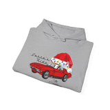 C2 Corvette Personalized Santa Hat Cotton Blend Hooded Sweatshirt