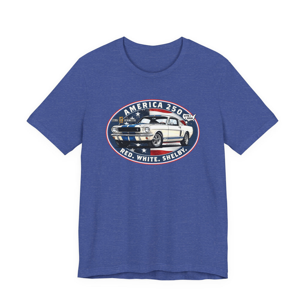 Shelby America 250 "Years of Freedom" Premium GT350 Oval Short-Sleeve Tee