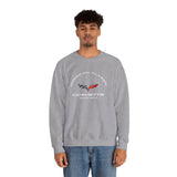 C6 Corvette Crew Neck Long Sleave Heavy Duty Sweatshirt, perfect for cool crisp days