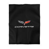 Corvette C6 Black Microfiber Duvet Cover – Sleek Style for Car Lovers
