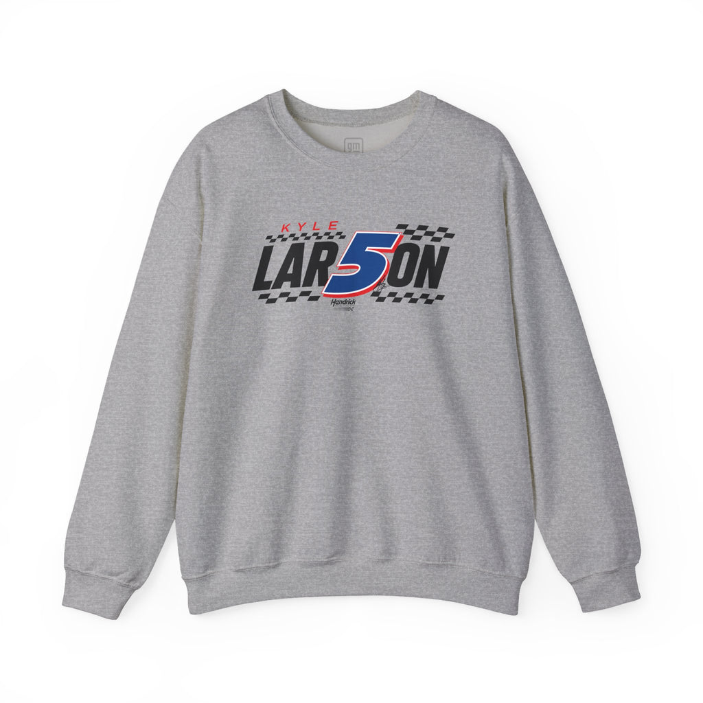 Hendrick Motorsports Kyle Larson #5 Checkered Flag Crewneck Sweatshirt