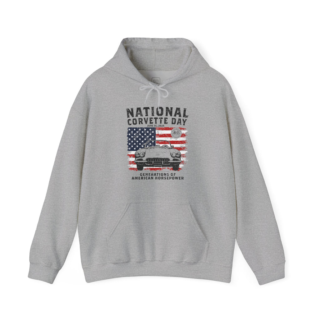 National Corvette Day 2026 Hooded Sweatshirt – Limited Edition (Through June 30, 2026)