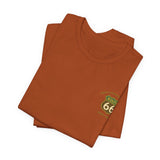 Legends of Route 66 100th Anniversary Landmark Map Design Cotton Front and Back Printed Short Sleeve Tee