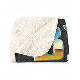 BIGFOOT 4X4X4® "Smash! Crunch! Crush Carbon" 50x60 USA-Made Sherpa Blanket — Ultra-Soft Plush Throw