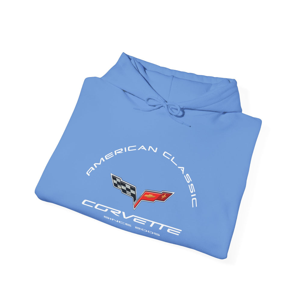 C6 Corvette Heavy Blend Hooded Sweatshirt, perfect for cool crisp days - TRADEMARK test