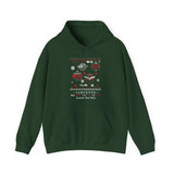 Corvette Ugly Sweater Christmas Personalized Cotton Blend Hooded Sweatshirt