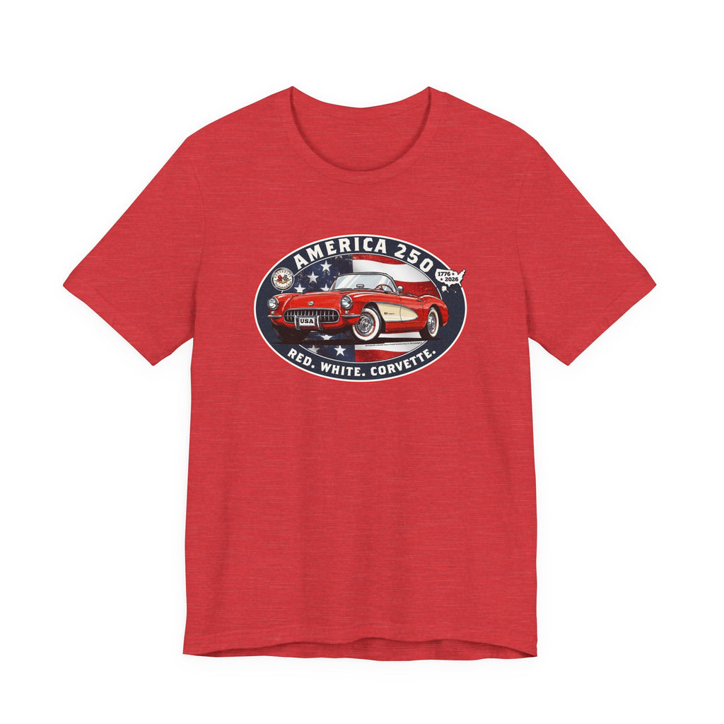 Corvette America 250 "250 Years of Freedom" Premium C1 Oval Short-Sleeve Tee