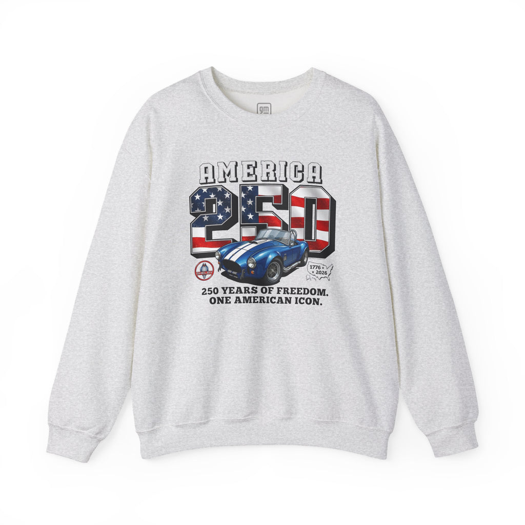 Shelby America 250 "One American Icon" Premium Cobra 427 Graphic Crewneck Sweatshirt