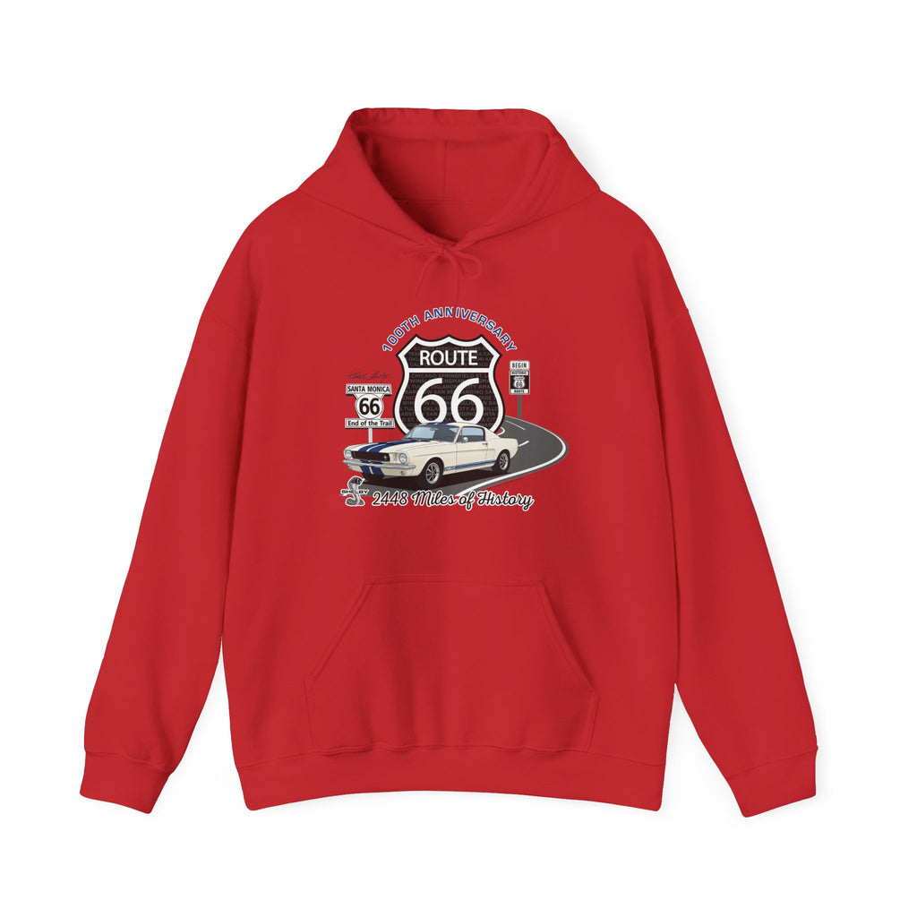 Shelby GT350 Route 66 100th Anniversary Hooded Sweatshirt – Classic Fit