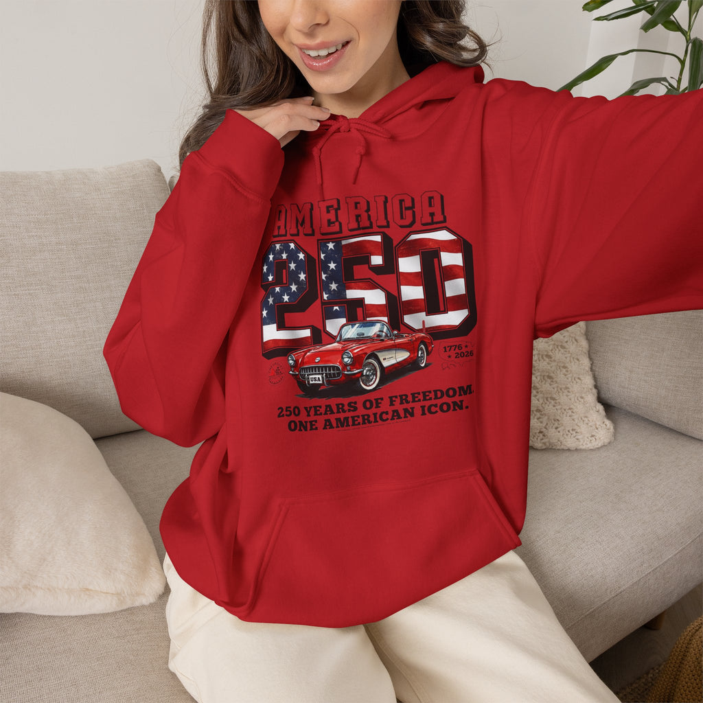Corvette America 250 "250 Years of Freedom" Premium C1 Graphic Pullover Hoodie