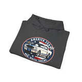 Shelby GT350 "Red. White. Shelby." America 250 Oval Pullover Hoodie