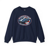 Shelby Blue Cobra 427 "Red. White. Cobra." America 250 Oval Crewneck Sweatshirt