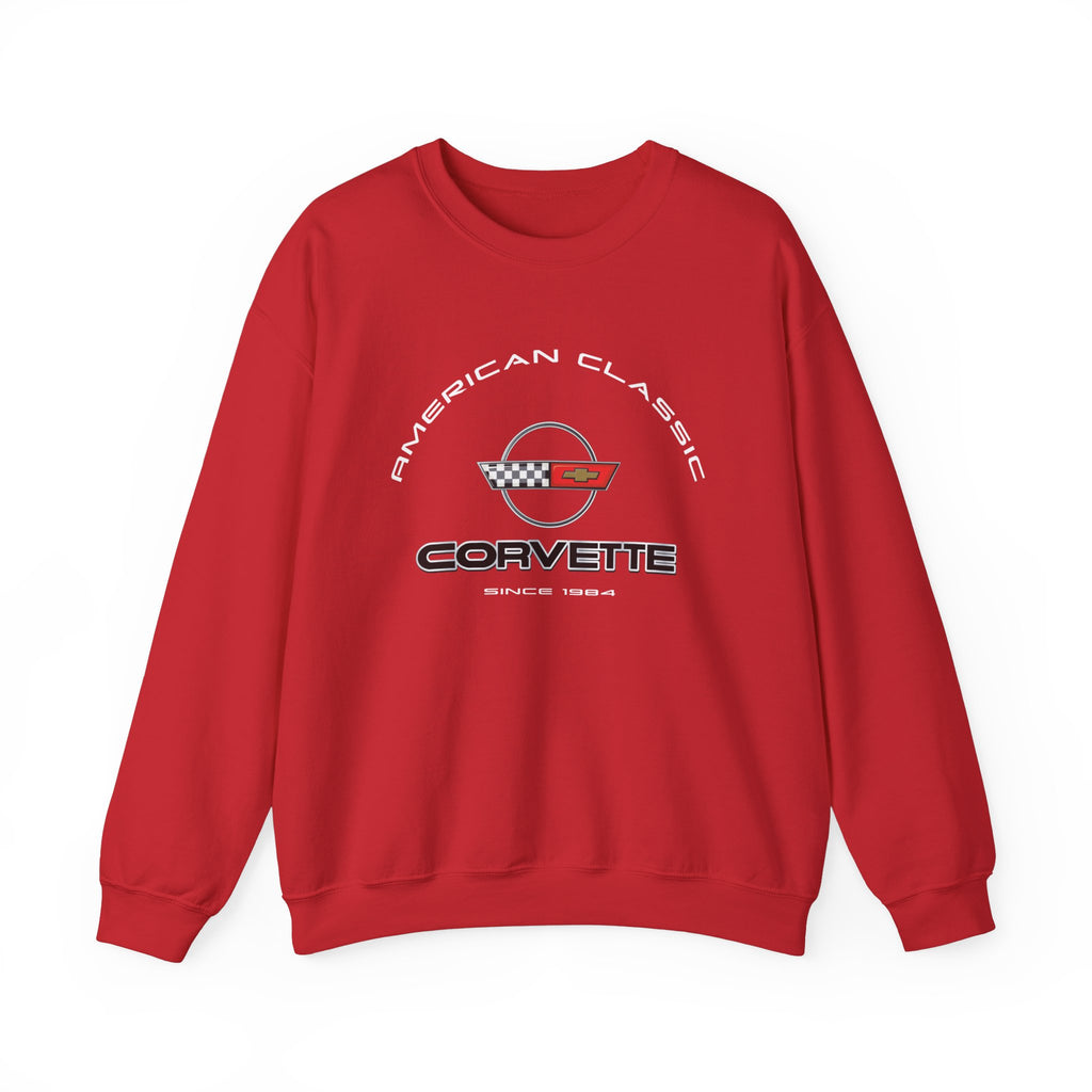 C4 Corvette Crew Neck Long Sleave Heavy Duty Sweatshirt, perfect for cool crisp days