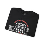 C3 Corvette Route 66 100th Anniversary Cotton Blend Sweatshirt – Legends of the Road, Perfect for the Corvette Fan