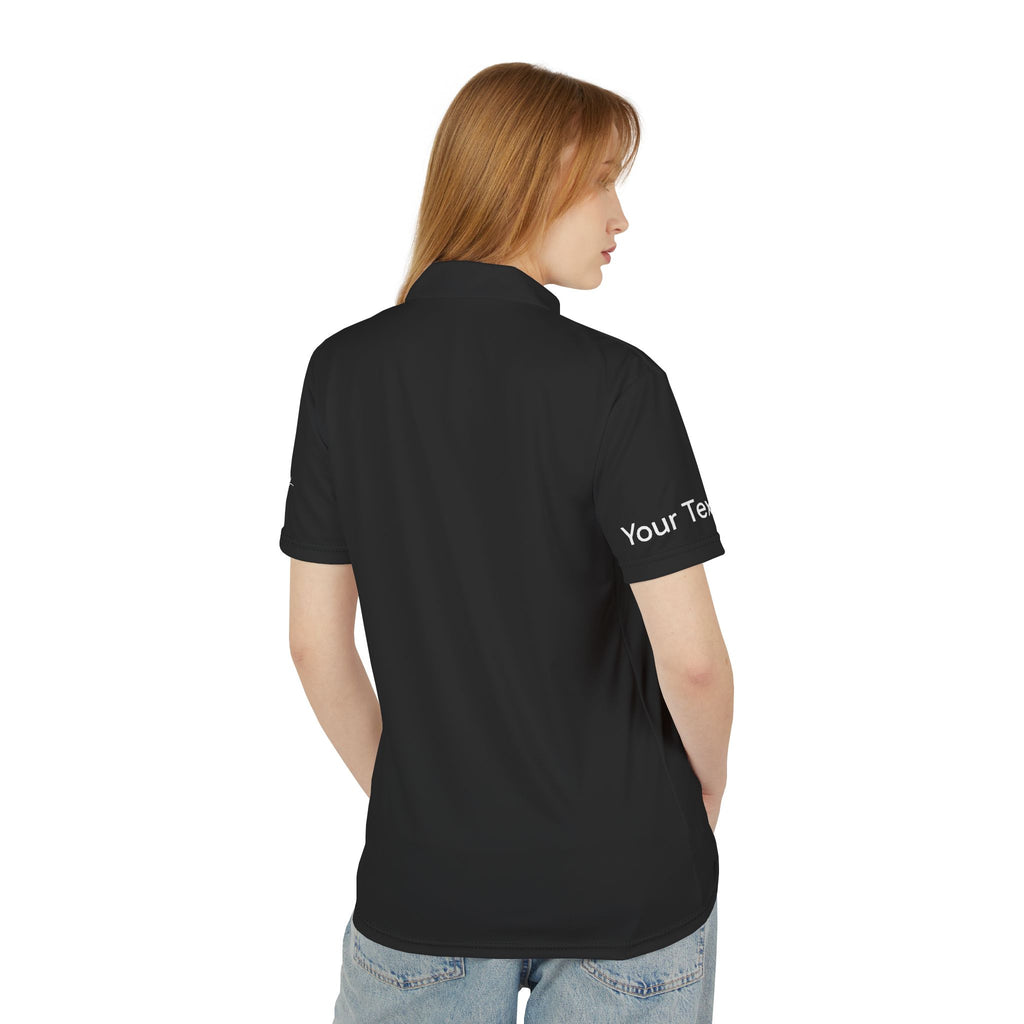 Carroll Shelby Cobra Snake Logo Personalized Black Polo Shirt, Shelby Fan Gift Idea