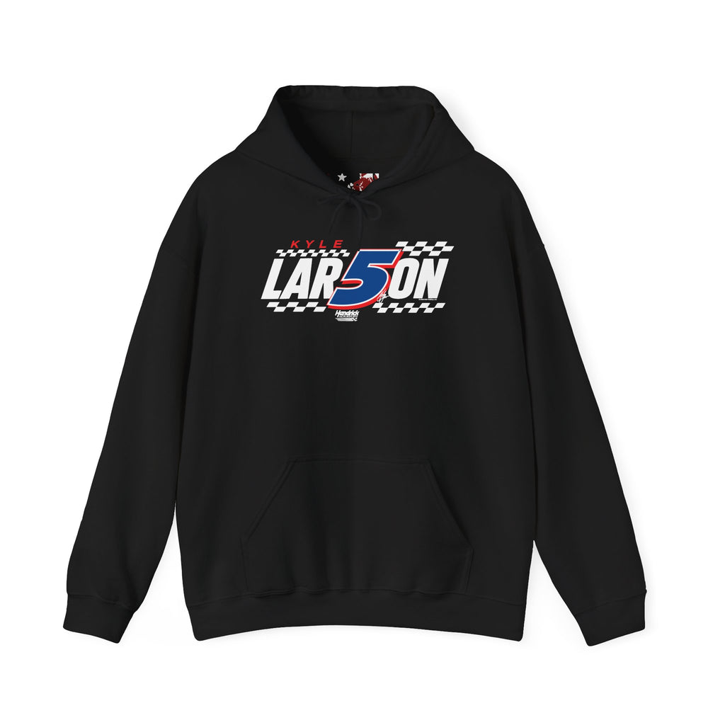 Hendrick Motorsports Kyle Larson #5 Checkered Flag Hoodie