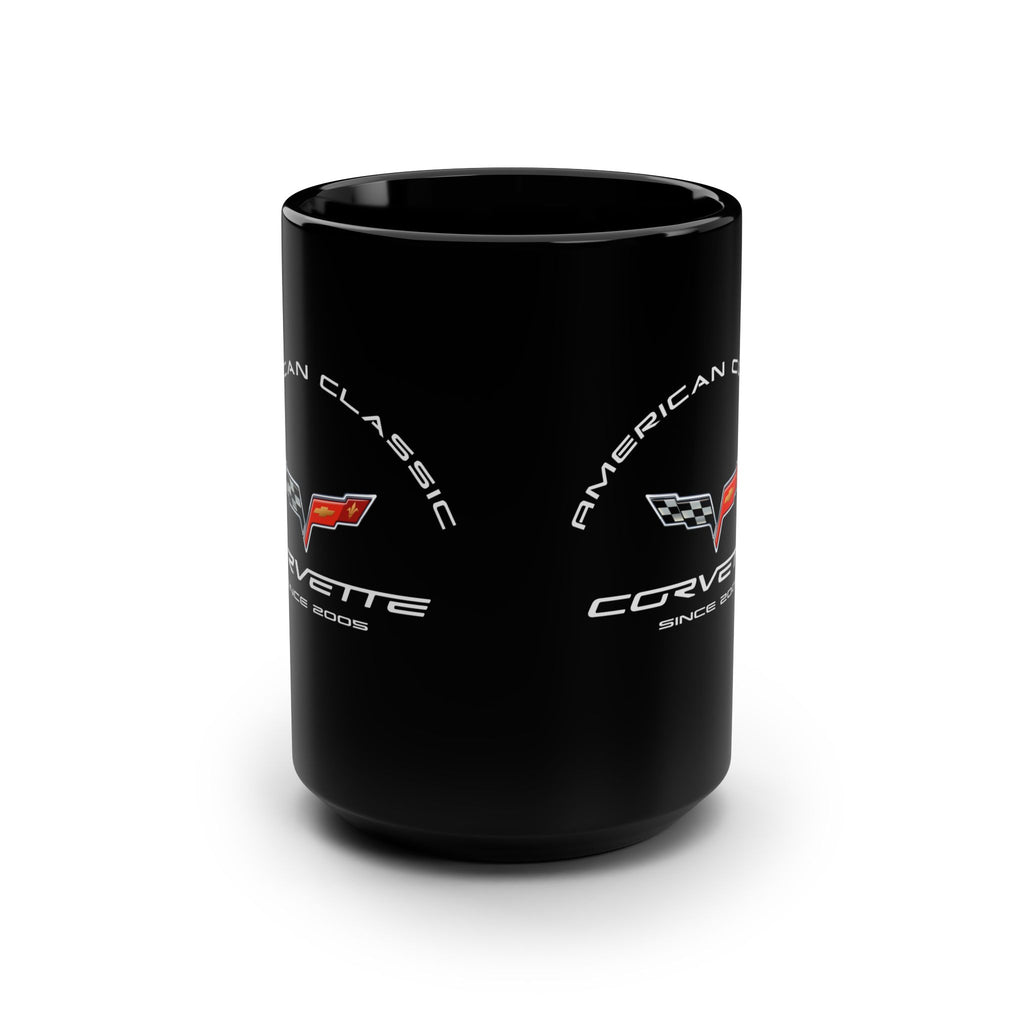 C6 Corvette American Classic 15oz Black Coffee Mug – Since 2005