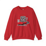 C5 Corvette Route 66 100th Anniversary Cotton Blend Sweatshirt – Legends of the Road, Perfect for the Corvette Fan