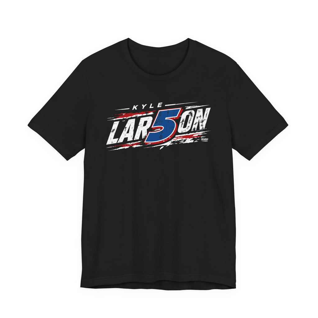 Hendrick Motorsports Kyle Larson #5 Speed Slash Distressed T-Shirt