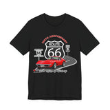 C3 Corvette Route 66 100th Anniversary Short Sleeve Tee – Legends of the Road, Perfect for the Corvette Fan