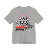 C2 Corvette Route 66 100th Anniversary Short Sleeve Tee – Legends of the Road, Perfect for the Corvette Fan