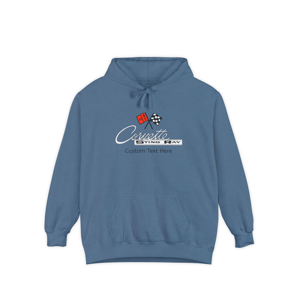 Personalized C2 Corvette Comfort Colors Hooded Sweatshirt, Custom Gift for Chevy Car Enthusiasts, Soft and Comfortable Premium Hoodie for Everyday Wear, A Signature Select Product