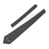 Corvette C6 Repeat Flag Pattern Necktie, 56 inches long, 4 inches wide