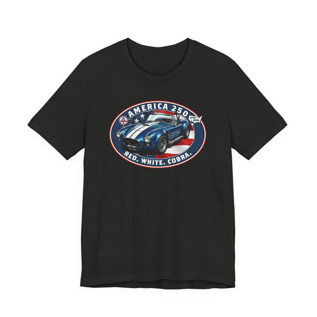 Shelby America 250 "Red. White. Cobra." Premium Cobra 427 Oval Short-Sleeve Tee