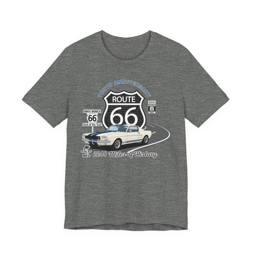 Shelby GT350 Route 66 100th Anniversary Short Sleeve Tee-Legends of the Road, Shelby Fan Favorite