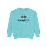 Personalized C4 Corvette Comfort Colors® Unisex Garment-Dyed Premium Sweatshirt, Cotton Blend, Relaxed Fit, Chevrolet Enthusiasts, Official Licensed Apparel, Perfect Gift for Him or Her