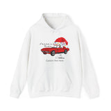 C2 Corvette Personalized Santa Hat Cotton Blend Hooded Sweatshirt