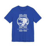 2024 Shelby Super Snake Circle with Checkered Stripe Personalized Unisex Jersey Short Sleeve Tee