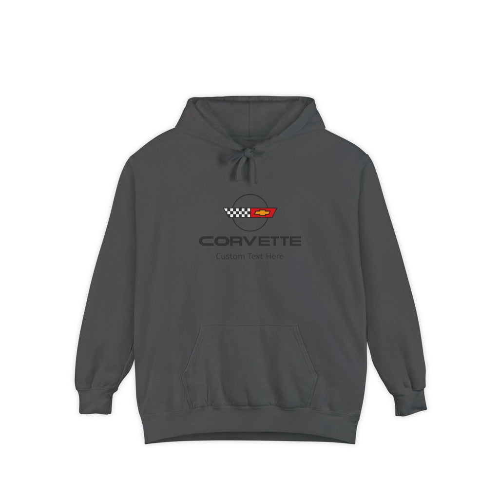 Personalized C4 Corvette Comfort Colors® Hooded Sweatshirt, Custom Gift for Car Enthusiasts, Chevy Fans, Corvette Owners, Soft, Comfortable, Stylish Premium Hoodie