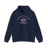 C4 GER Corvette Heavy Blend Hooded Sweatshirt, perfect for cool crisp days, DE