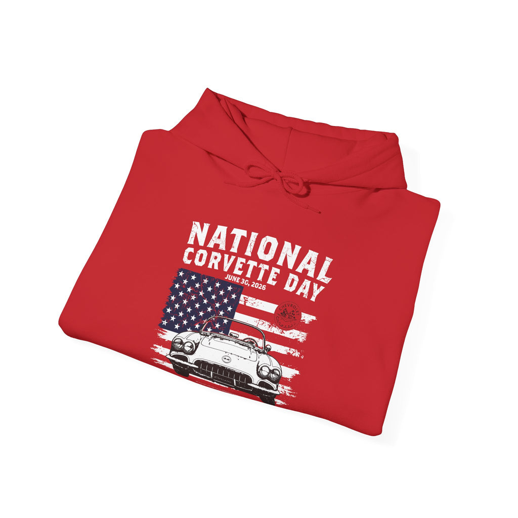 National Corvette Day 2026 Hooded Sweatshirt – Limited Edition (Through June 30, 2026)